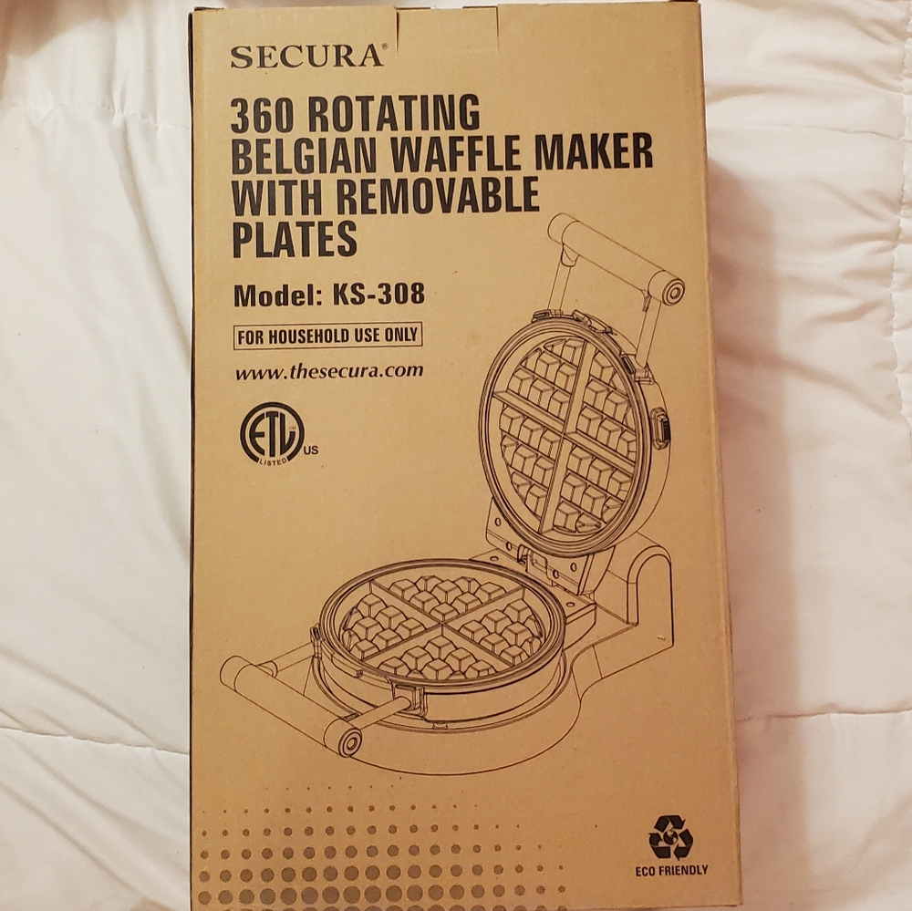 Secura 360 Rotating Belgian Waffle Maker